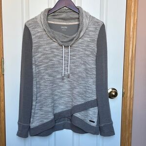 Calvin Klein Gray Cowl Neck Sweater